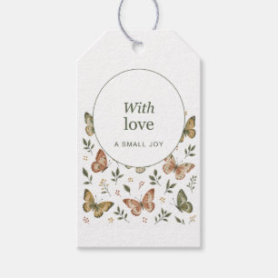Garden Wings With Love Gift Tags