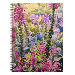 Garden with Foxgloves Notebook
