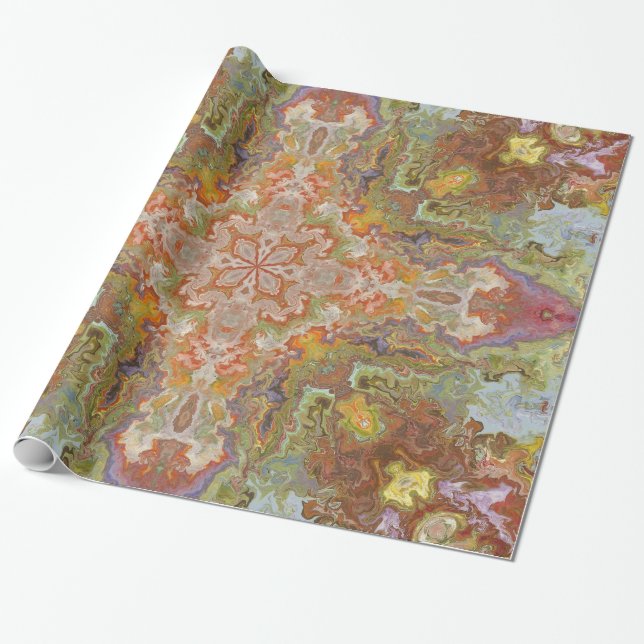Garden - wrapping paper (Unrolled)