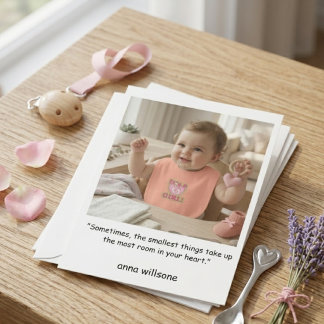 GardenCity Baby Shower Invitation Card Girl Boy