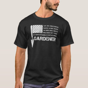 Gardener American Usa Flag Vintage Perfect For Men T-Shirt