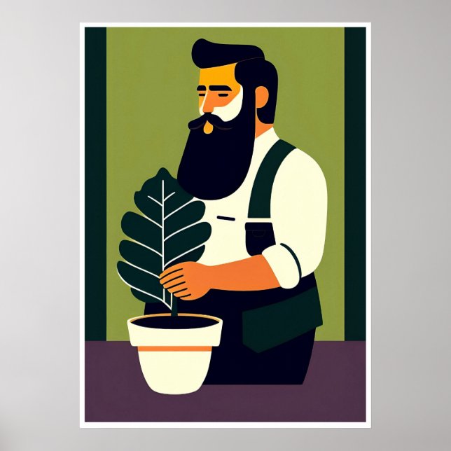 Gardener Art Print (Front)