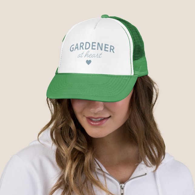 GARDENER AT HEART - Green Trucker Hat (In Situ)