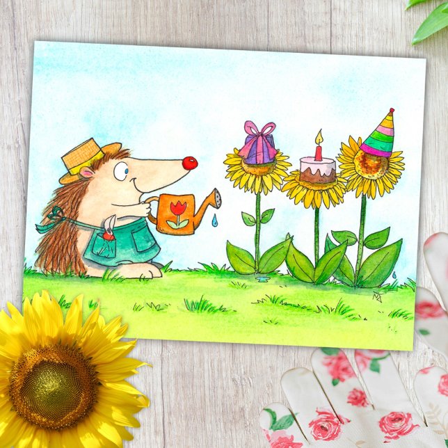 Gardener Birthday postcard  (Creator Uploaded)