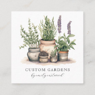 Gardener Business Card