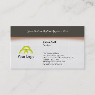 Gardener Business Card Simple Design