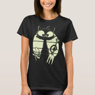 Gardener Cat Gardening Cat Cute Cat With Digging F T-Shirt