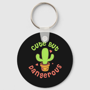 Gardener Cute But Dangerous Key Ring