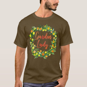 Gardener Floral Wreath Florist gift Women Girls T-Shirt