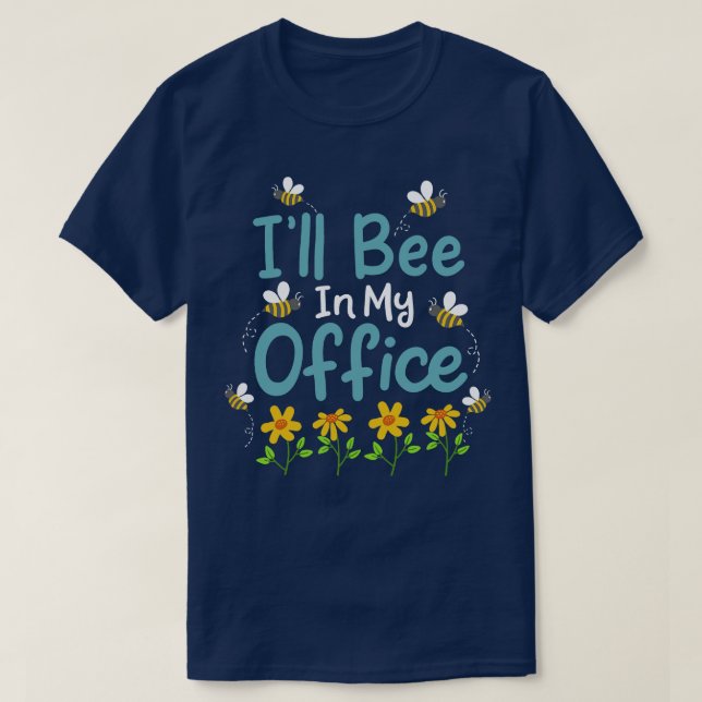 Gardener Flowers Bees T-Shirt (Design Front)