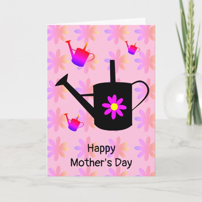 Gardener Flowery Mother's Day Card (Front)
