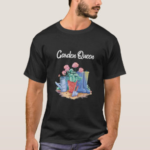 Gardener Funny Watering Can Wellington Boots Garde T-Shirt