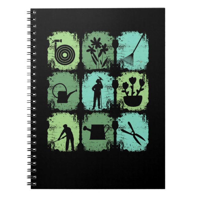 Gardener Garden Tool Notebook (Front)