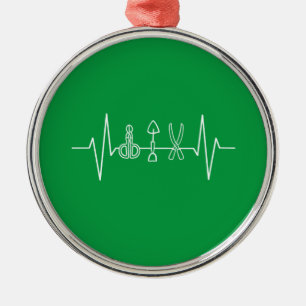 Gardener - Garden Tools Heartbeat Gardener Gift Metal Tree Decoration