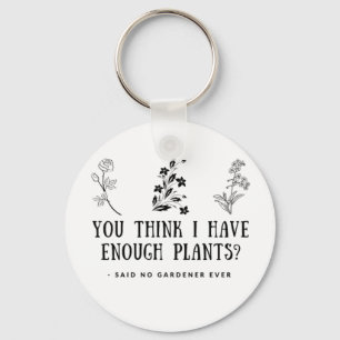 Gardener, Gardening, Plant Lover, Gifts for Garden Key Ring
