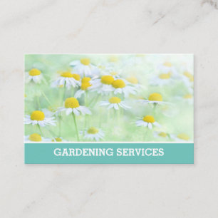 Gardener & Gardening Services Calling Card. Business Card