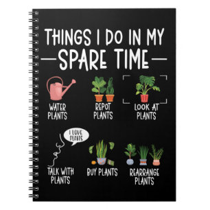 Gardener Humour Plant Whisperer Flowers Notebook