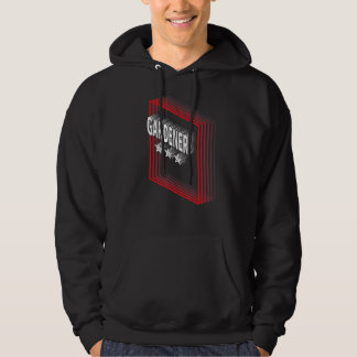 Gardener Job Title Appreciation Retro Hoodie
