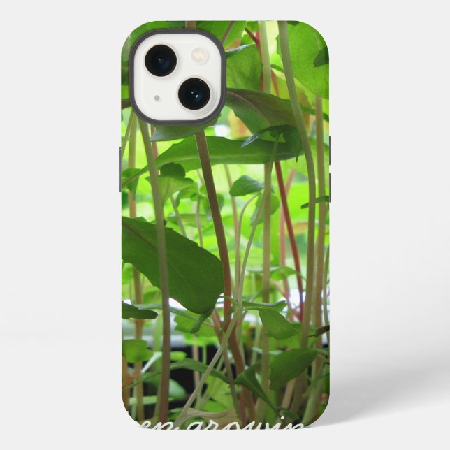 Gardener Keep Growing iPhone Case (Back)