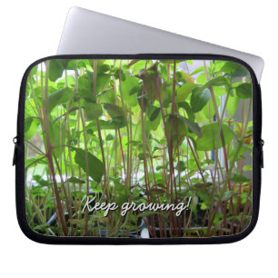 Gardener Keep Growing Plants Laptop Sleeve