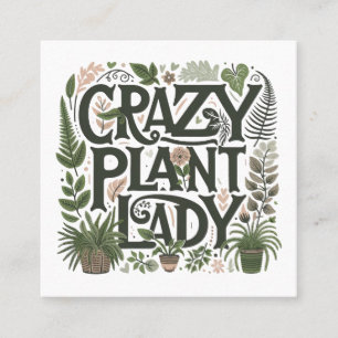 Gardener Landscaper Greenery  Square Business Card