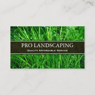 Gardener / Landscaping Business Card
