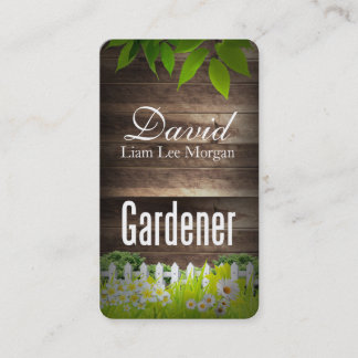 Gardener /  Landscaping / Lawn Services Business Card