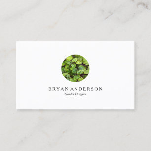 Gardener Landscaping Logo Business Card