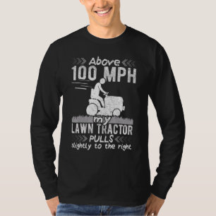 Gardener Mowing Lawn Tractor & Mower Landscaper 1 T-Shirt