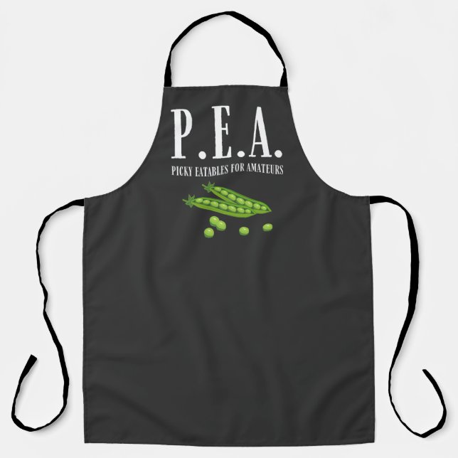 Gardener Sarcastic Pea Apron Large (Front)