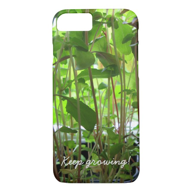 Gardener Seedlings Photo Keep Growing Case-Mate iPhone Case (Back)