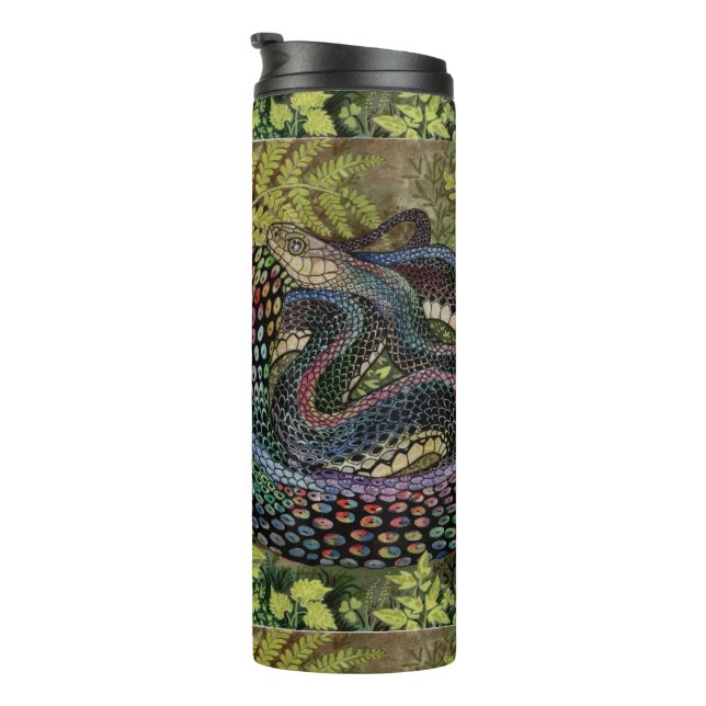 Gardener Snake Study Beyond the Skin Thermal Tumbler (Rotated Right)