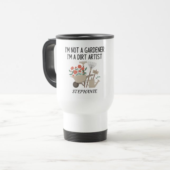 Gardener Travel Mug (Front Left)
