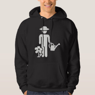 Gardener watering can hoodie