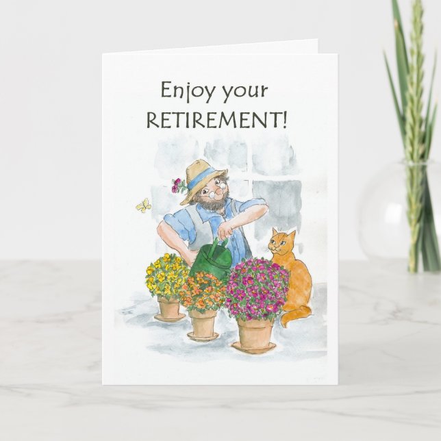 Gardenerl Retirement Card (Front)