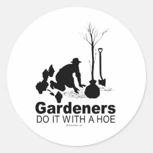 Gardeners (2) classic round sticker
