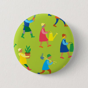 Gardeners 6 Cm Round Badge