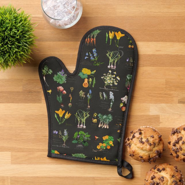 Gardener's apron oven mitt (Top down)