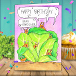 Gardener's Birthday by Nicole Janes Card<br><div class="desc">Send this cute birthday card to wish your favourite gardener,  plant mum or plant dad a Happy Birthday (and make fun of them a little bit).</div>