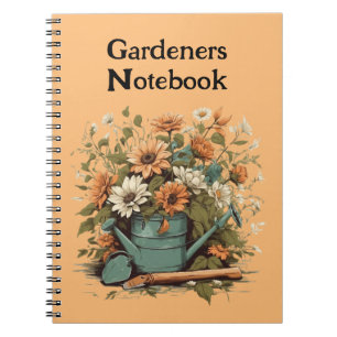 Gardeners Custom text Notebook, Lined Notebook