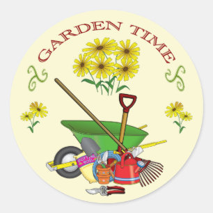 Gardener's Garden Time Sticker