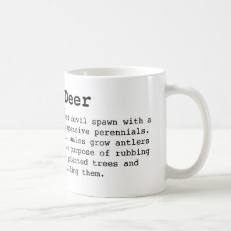Gardener's guide to deer mug