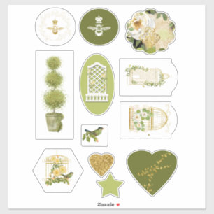 Gardener's Scrapbook Stickers