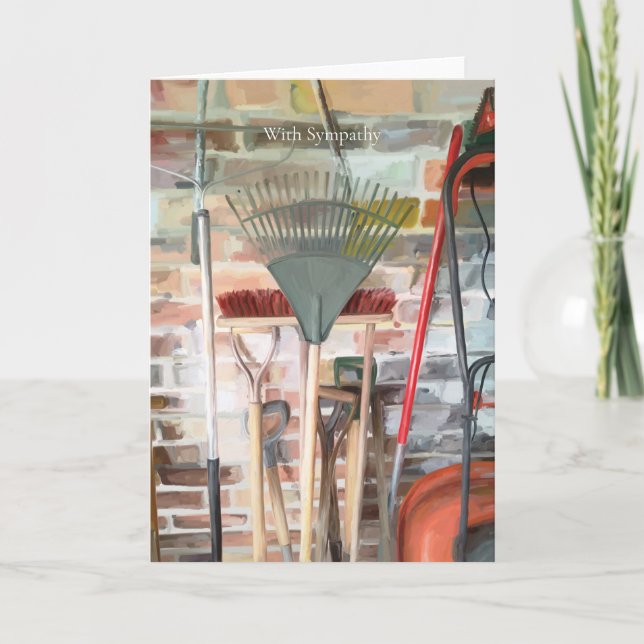 Gardeners Sympathy Card (Front)