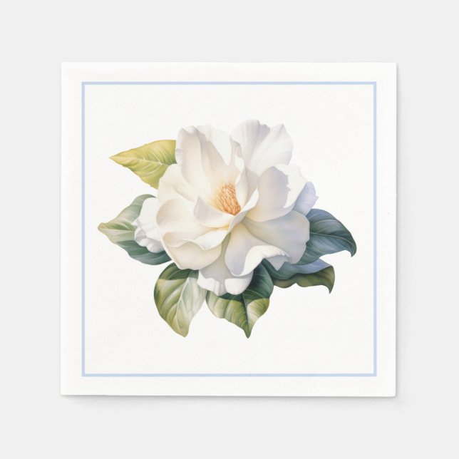 Gardenia Paper Napkins (Front)