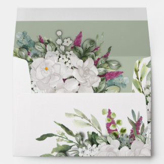 Gardenia / Snapdragon Sage Envelope