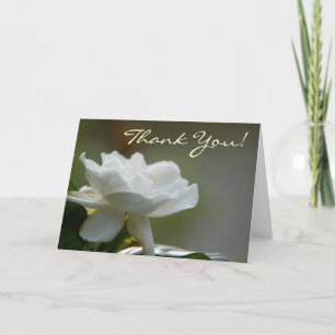 Gardenia Thank You Card