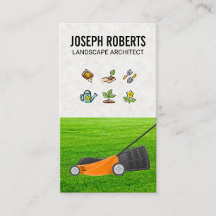 Gardenia Tools Lawn Mower Business Card