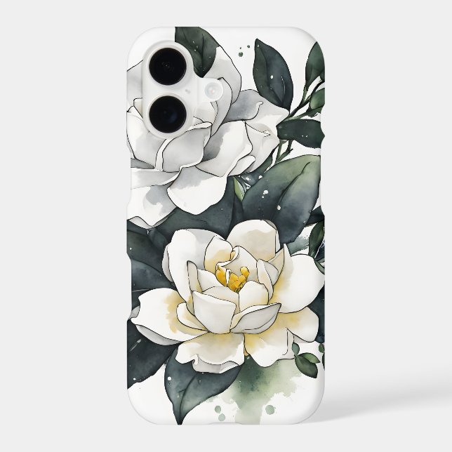 Gardenia - Watercolor flowers (Back)