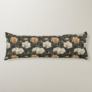 Gardenias Botanical Office Decor Elegant Bed Body Cushion